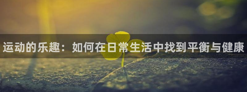 海南必发官网下载发展怎么样：运动的乐趣：如何在日常生