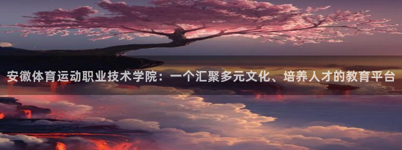 必发官方正版app科技：安徽体育运动职业技术学院：一个汇聚多